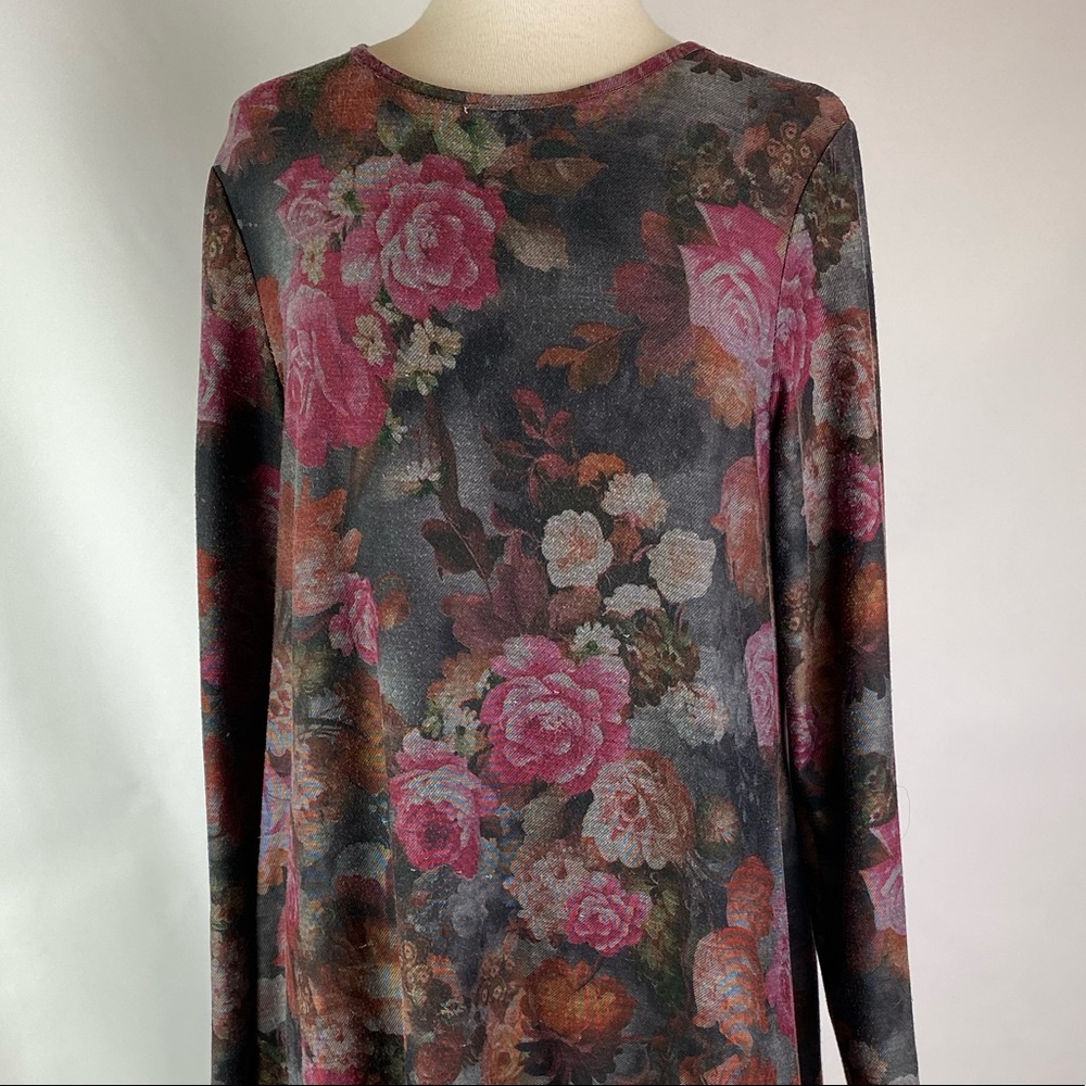 Floral printed midi dress size 44 large European